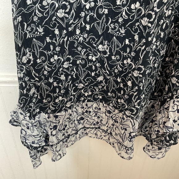 NEW Tanya Taylor Kayla Silk Floral Ruffle Mini Dress - Picture 10 of 12